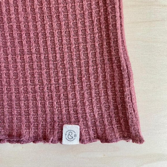 Treasure & Bond (Nordstrom Brand) GIrls' Pink Deco Cozy Shirt - Picture 5 of 8